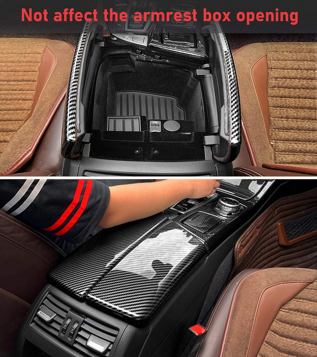 Compatible with BMW 3 Series Center Armrest Box Cover Q458