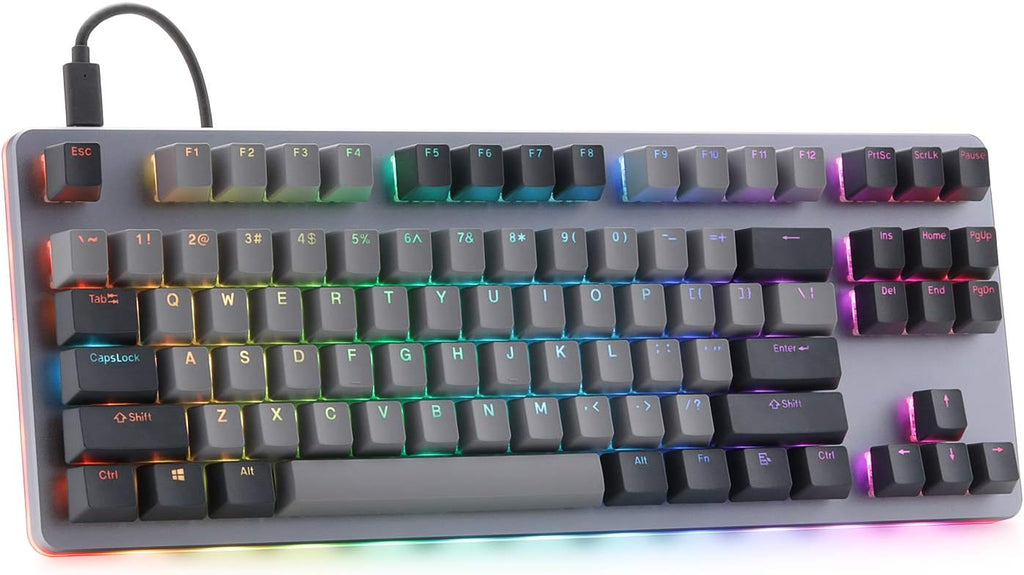 Mechanical Keyboard 87 Key Hot-Swap RGB Backlighting Aluminum Frame G8966