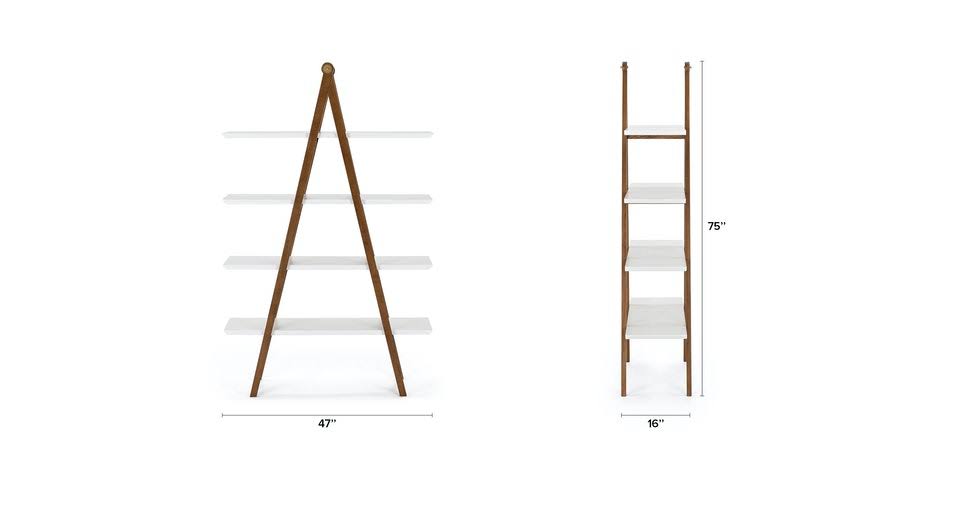 Solid Wood A-Frame Shelf G35689