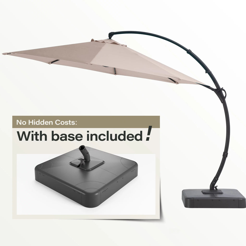 11FT Patio Umbrella with Base M2739