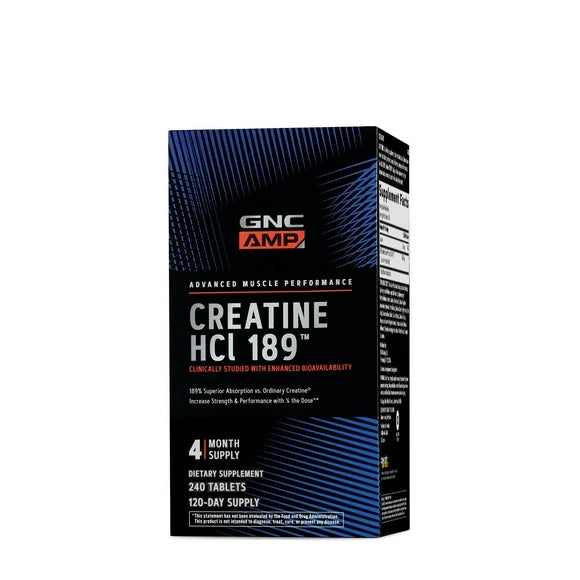 189 Pills Creatine HCl B702