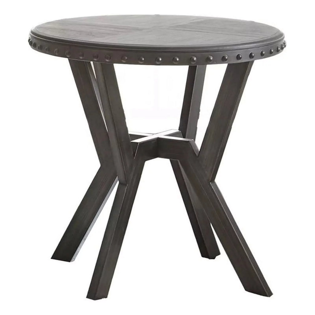 Round Modern Metal End Table K25480