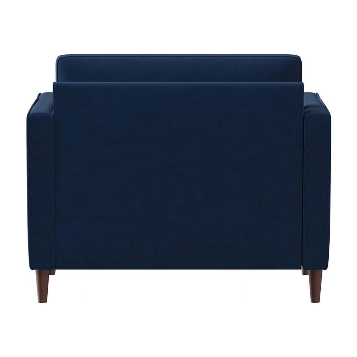 King Chair in Navy Blue Fabric Upholstery Z20032