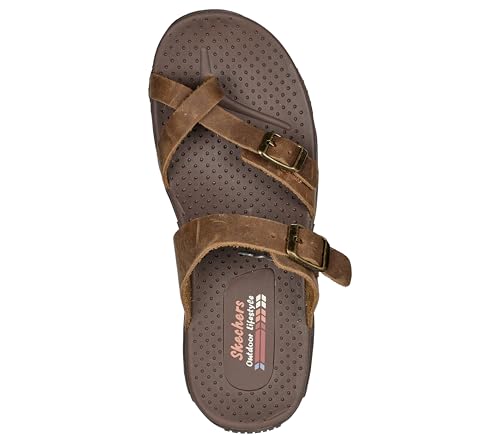 Women's Double Buckle Thong Slide Sandal T79392