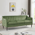 Green Velvet 3 Seats Sofa E1842