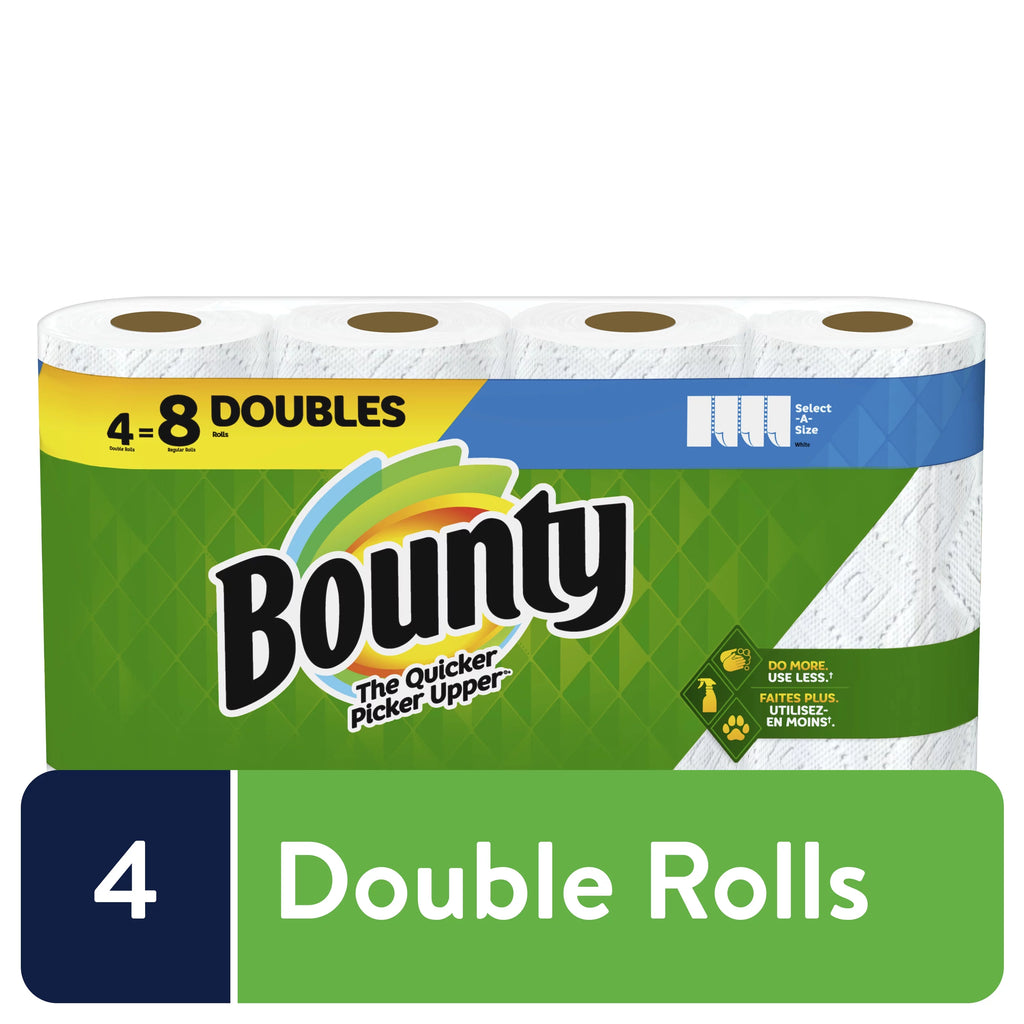 White 2-Ply Paper Towel 4 Double Rolls S602