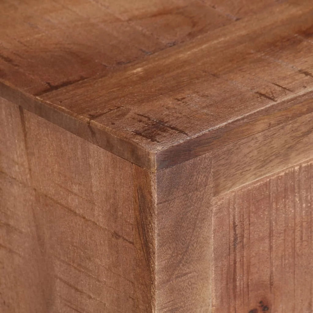 Rough Mango Wood TV Stand with 2 Drawers E32512