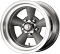 Painted Gray Wheel with Machined Lip 15x7 5x5.5 G9940