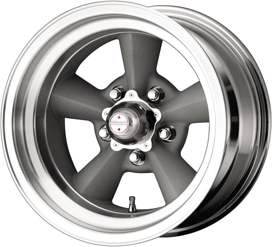 Painted Gray Wheel with Machined Lip 15x7 5x5.5 G9940