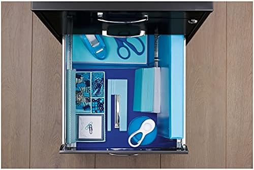 18 inch 3 Drawer Metal File Cabinet with Pencil Drawer Charcoal T7837