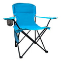 Folding Camping Chair with Cooler Bag, Blue G8176