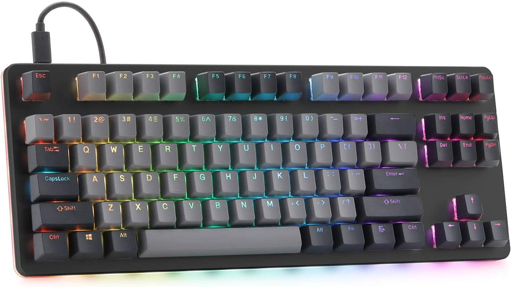 Mechanical Keyboard 87 Key Hot-Swap RGB Backlighting Aluminum Frame G8966