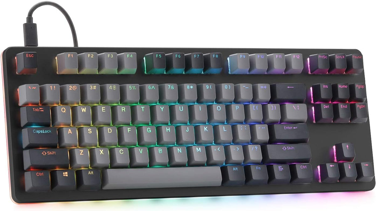 Mechanical Keyboard 87 Key Hot-Swap RGB Backlighting Aluminum Frame G8966