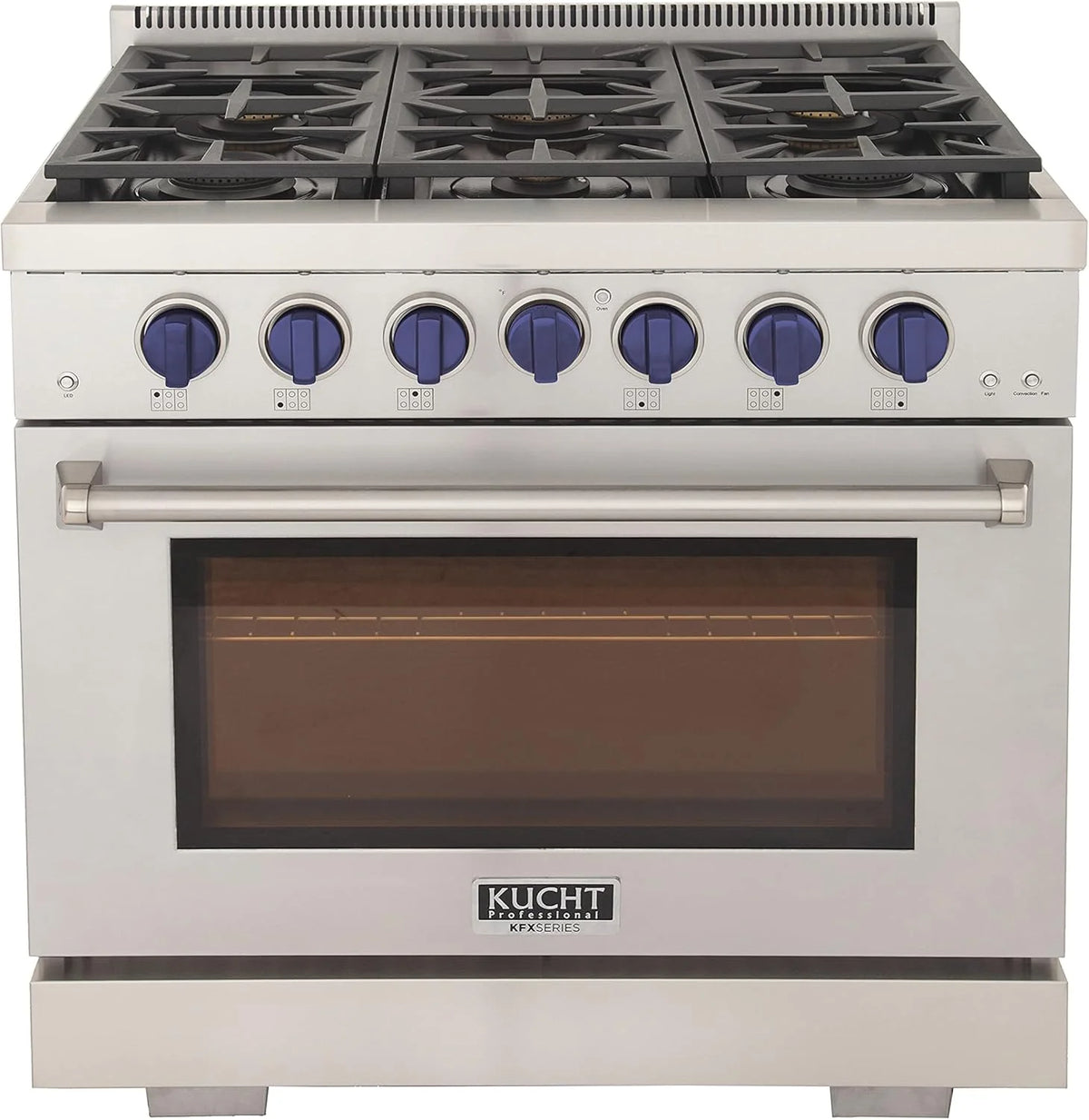 36 5.2 cu. ft. Natural Gas Range in Stainless Steel Y775