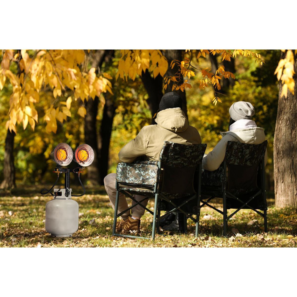 30,000 BTU Dual-Head Tank Top Propane Heater A4513