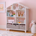 Kids Dollhouse Bookcase White L362513