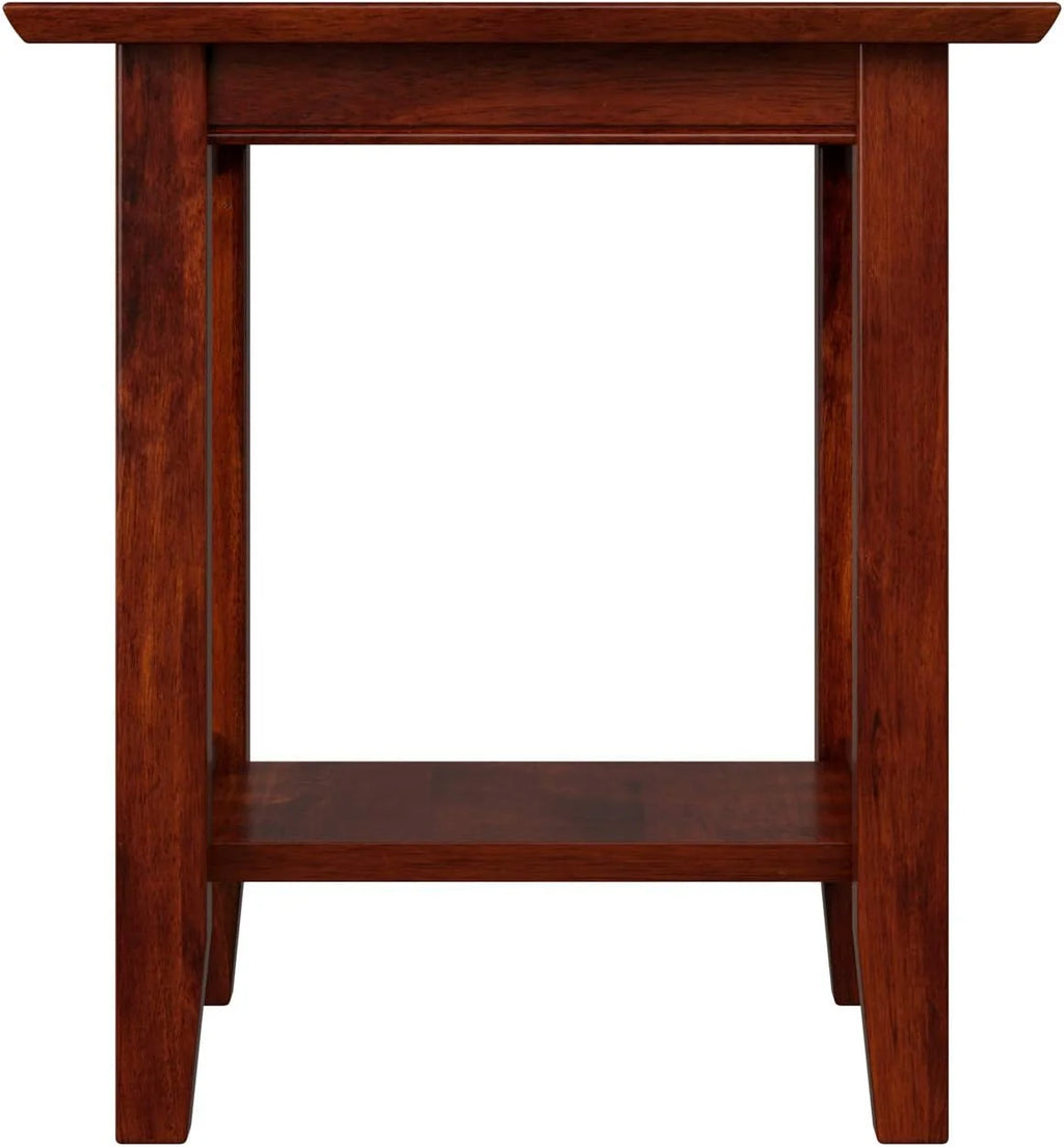 Solid Hardwood End Table 20 In Set Of 2 Walnut T1730