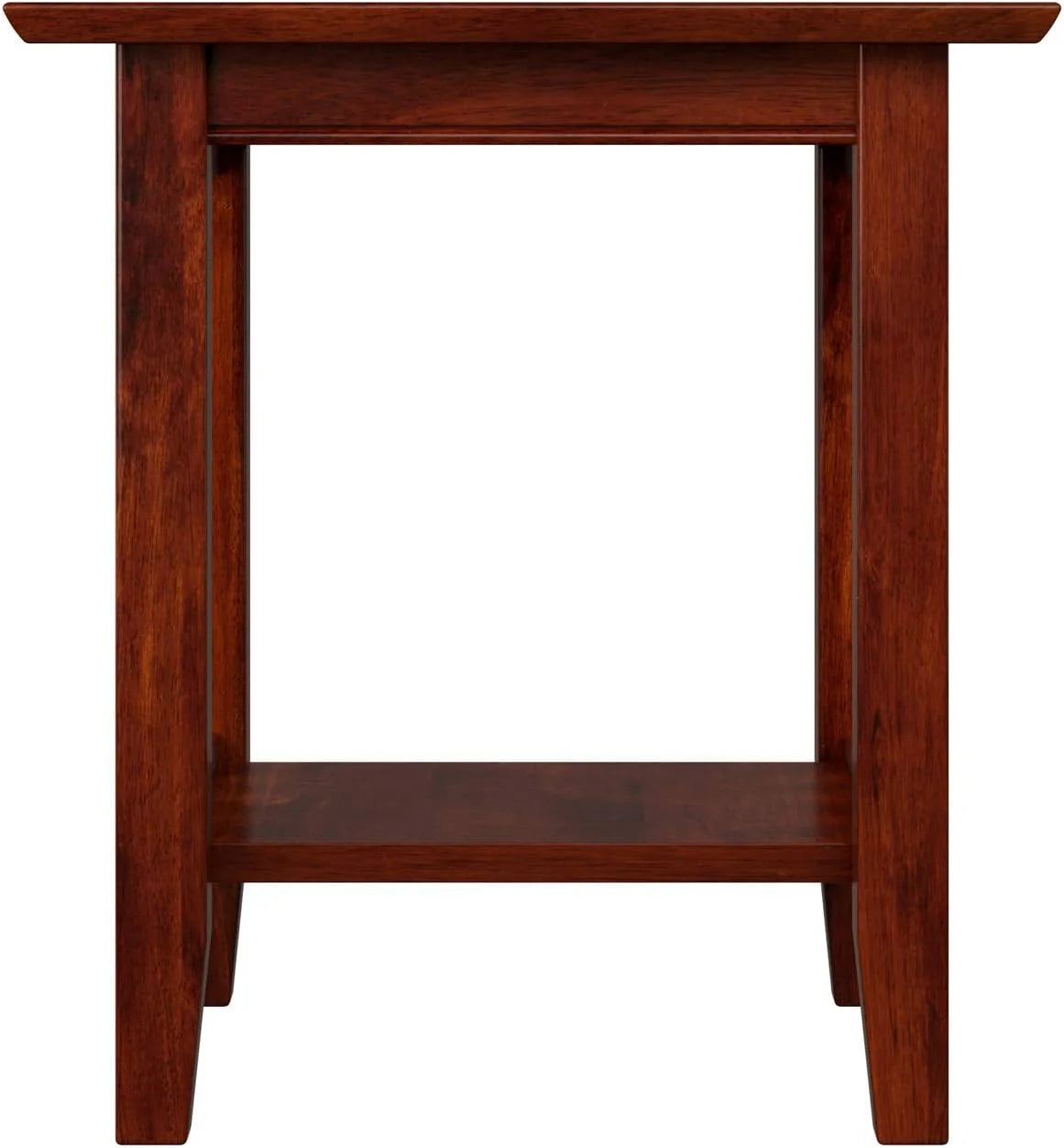 Solid Hardwood End Table 20 In Set Of 2 Walnut T1730