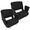 Black Extra Wide Stadium Seat with Back Support A23545