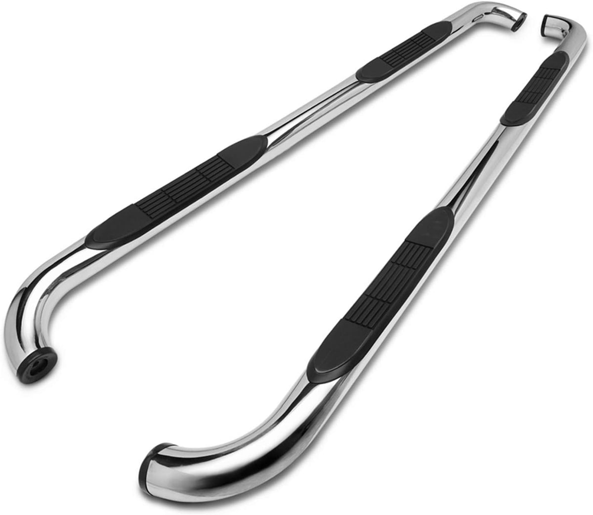 Black 2pcs Side Steps Nerf Bars Running Boards X929394