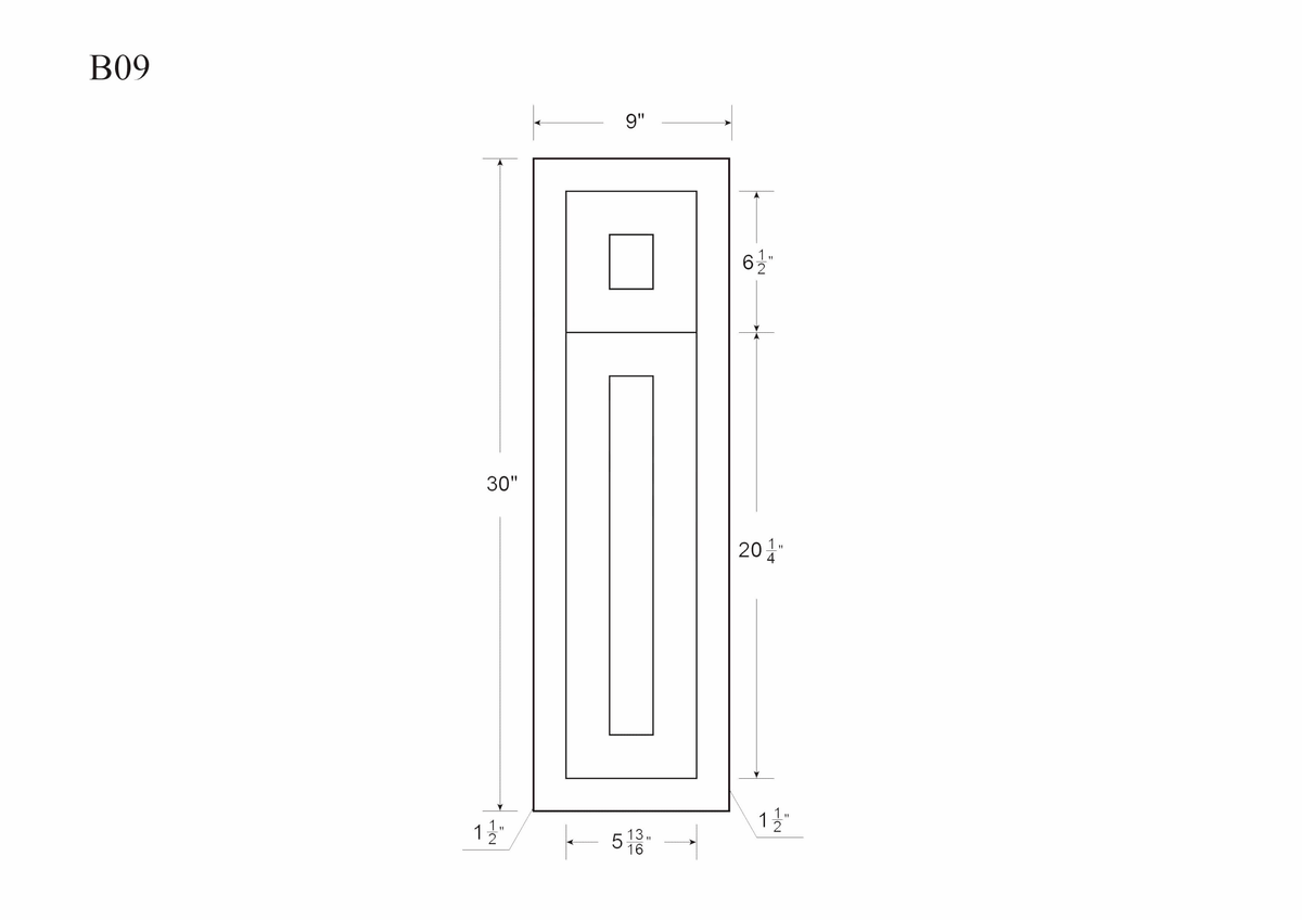 White Inset Raised Panel Base Cabinet Z29925