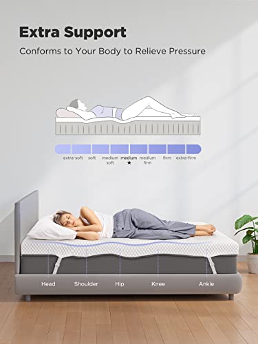 3 Inch Gel Memory Foam Mattress Topper Queen N229