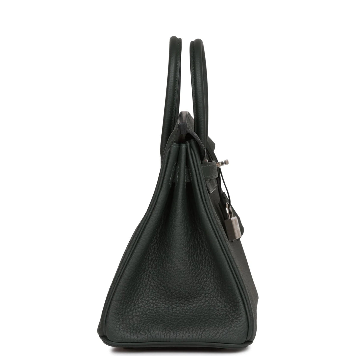 Birkin 25 Vert Fonce Togo Palladium Hardware M814