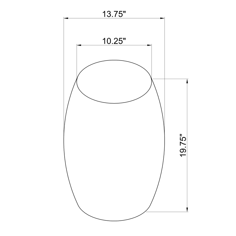 Blue Drum Table V43640