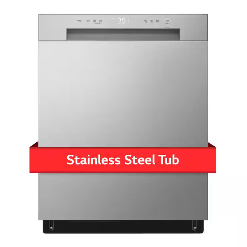 Front Control Dishwasher with Stainless Steel Tub X71955