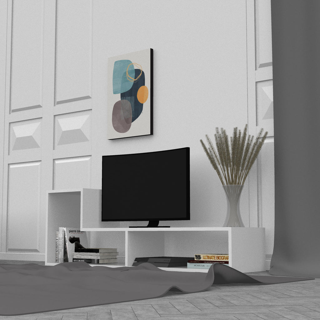 L Shape TV Console Table Set of 2 B62614