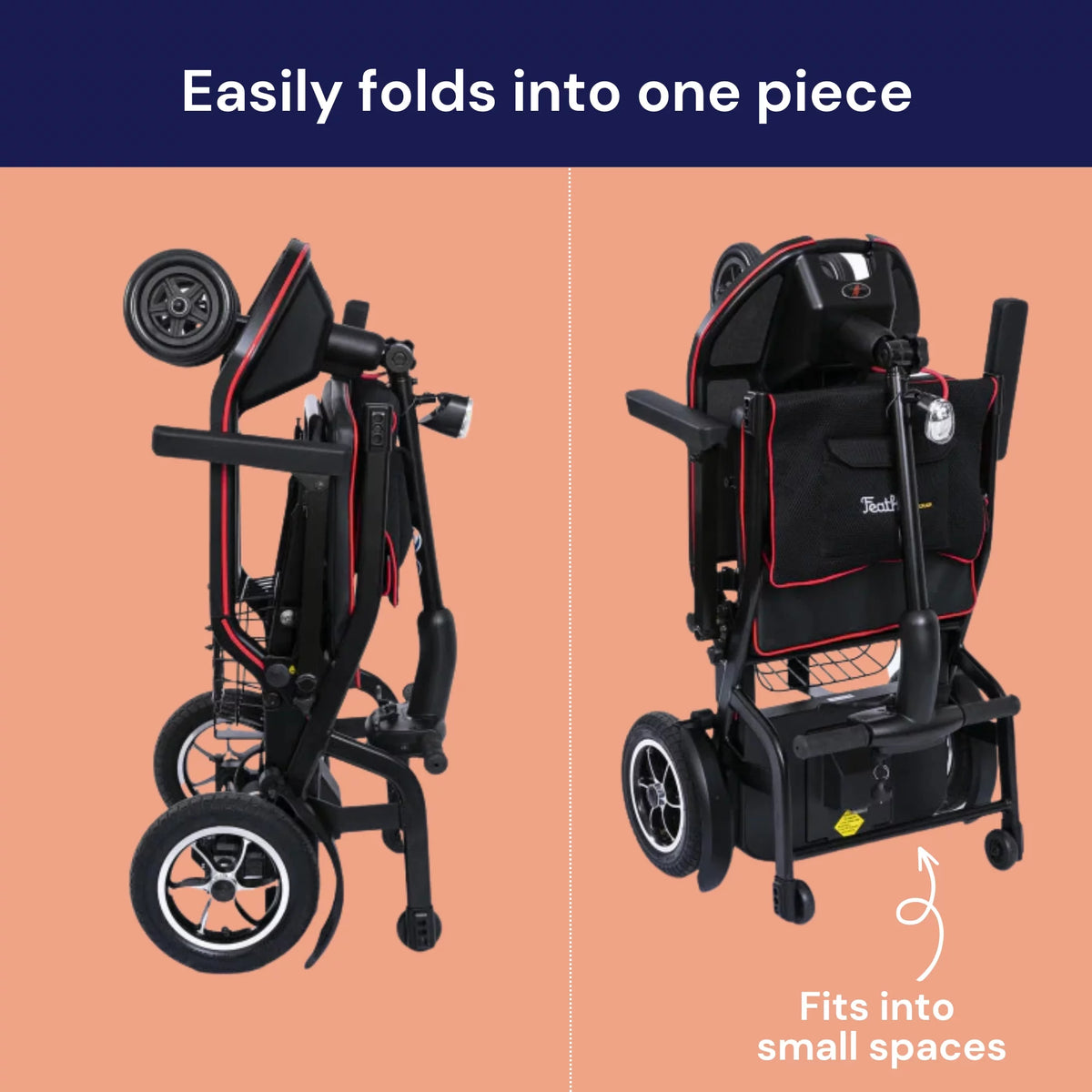 Foldable Electric Wheelchair Scooter 37 lbs A91306