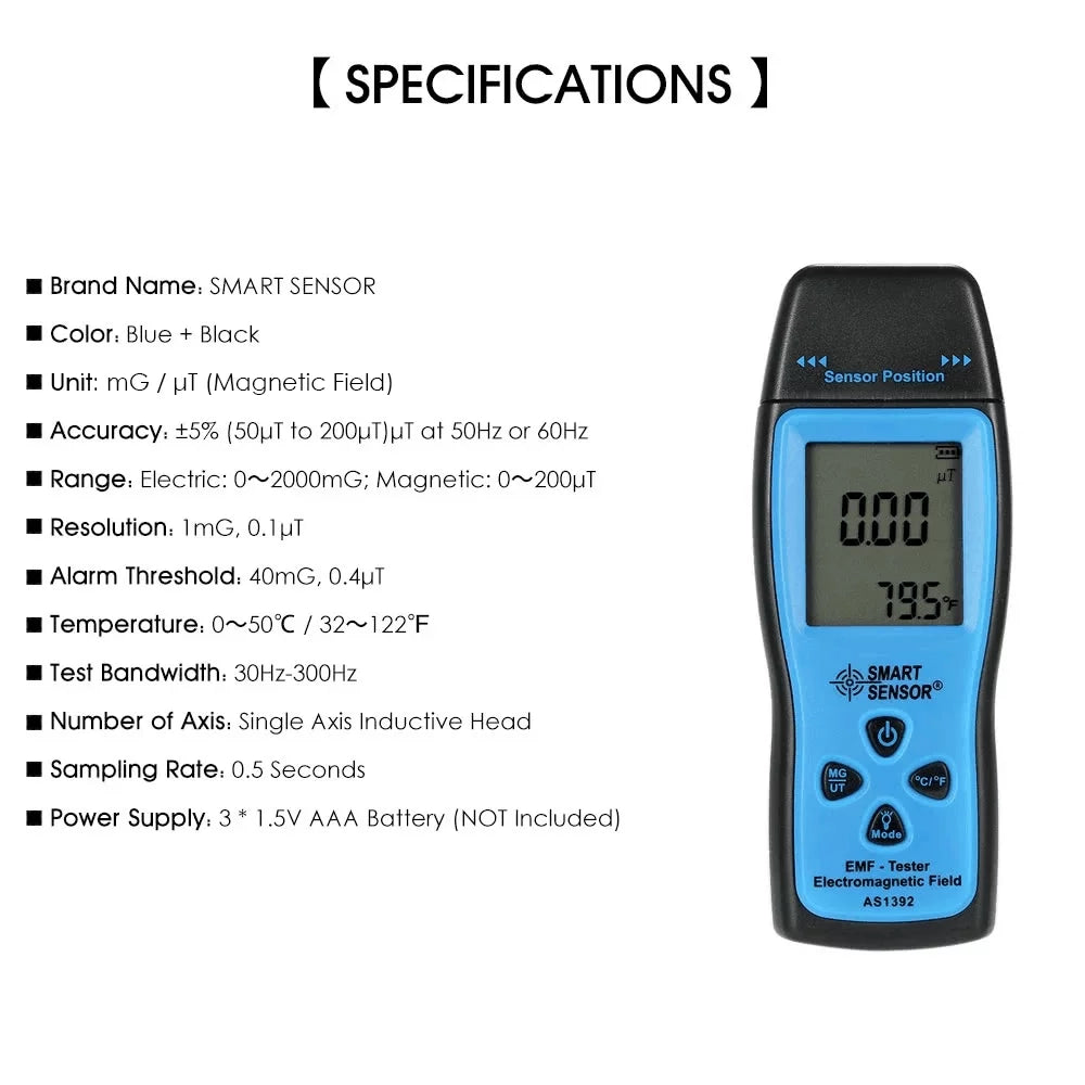 Handheld Digital LCD EMF Tester U861661