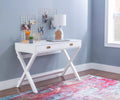 2-Drawer White Writing Desk P784210