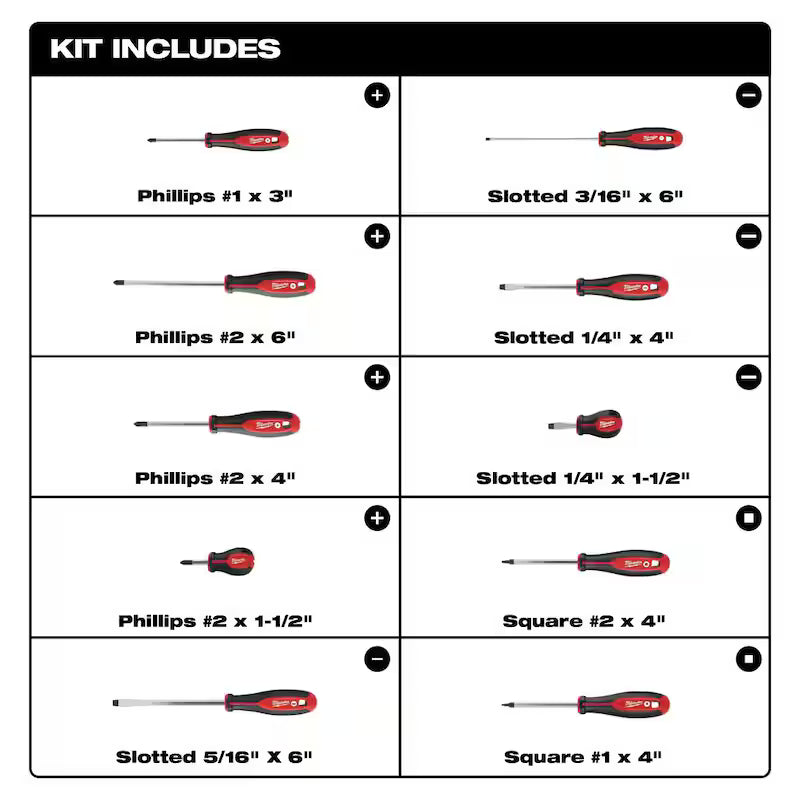 25-Piece Flex-Head Ratcheting Combination Wrench Set SAE with Screwdriver Set K694
