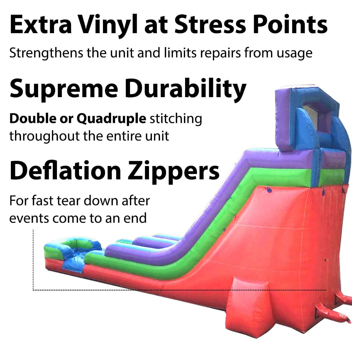 Inflatable Water Slide with Blower Y79932