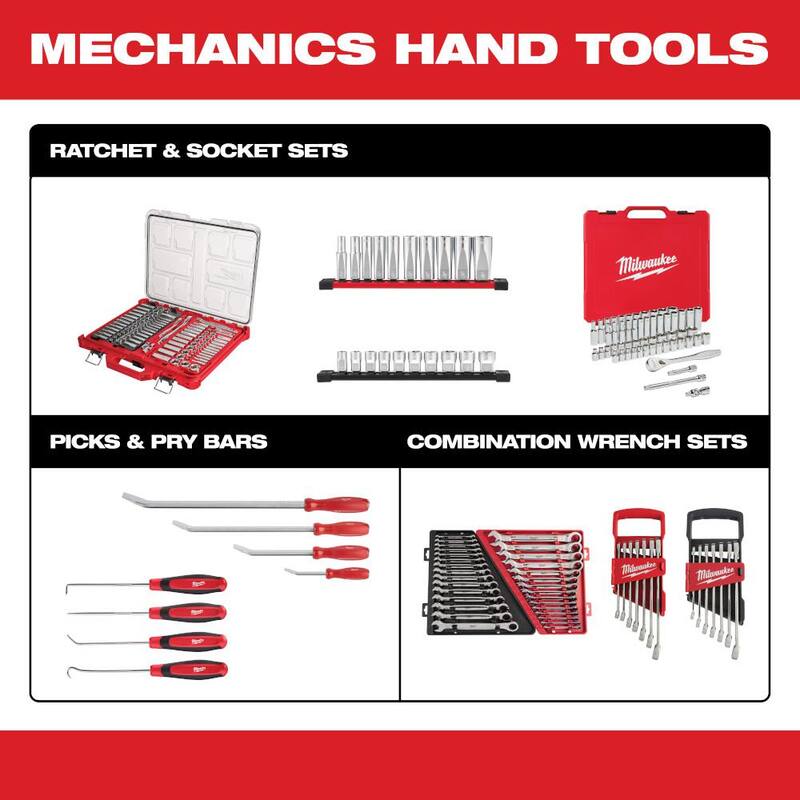 7-Piece Flex-Head Ratcheting Combination Wrench Set Metric F226