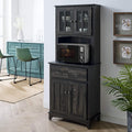Microwave Storage Stand with Double Door Cabinets T191