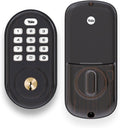 Push Button Deadbolt in Satin Nickel P5490