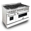 48 in. Gas Burner Electric Oven Stainless Steel Range P713