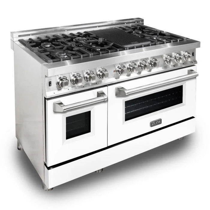 48 in. Gas Burner Electric Oven Stainless Steel Range P713