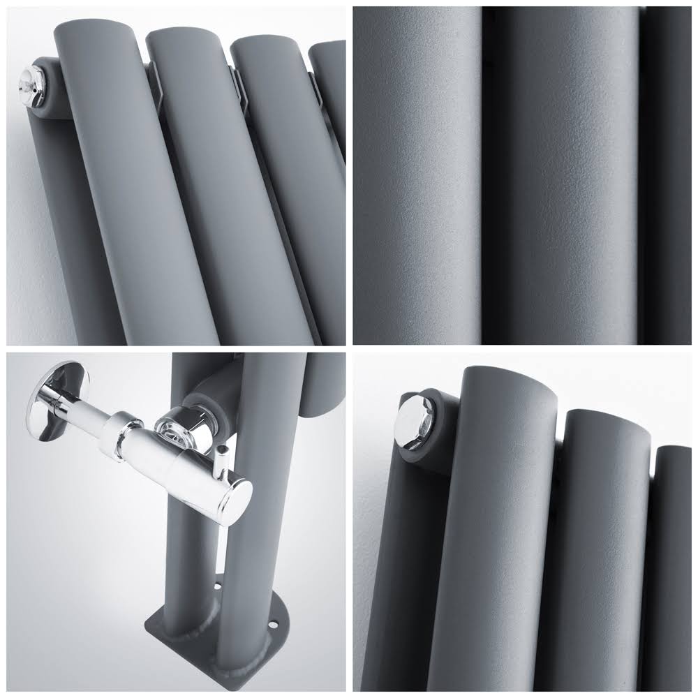 Anthracite Vertical Radiator with Feet V151