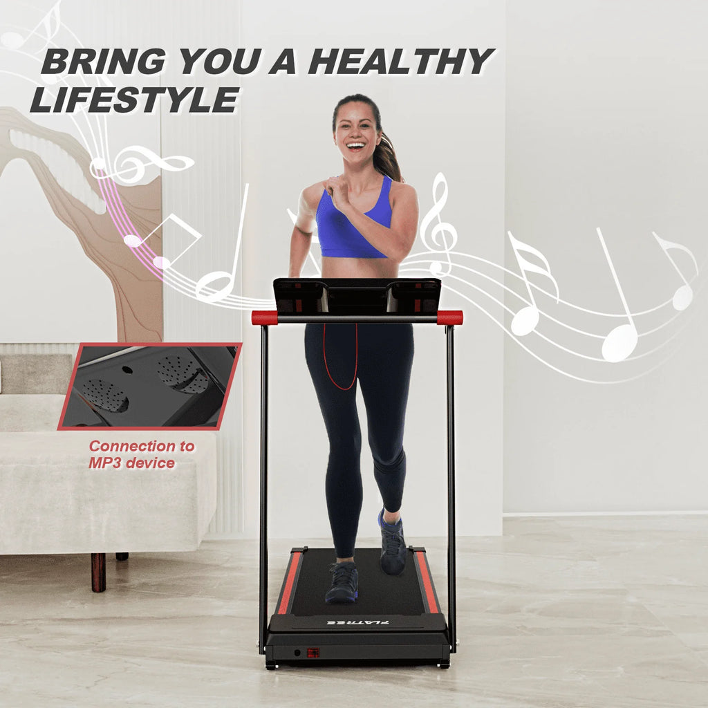 Folding Treadmill with 12 Preset Programs, 3.0 HP and 220 LBS Capacity N890