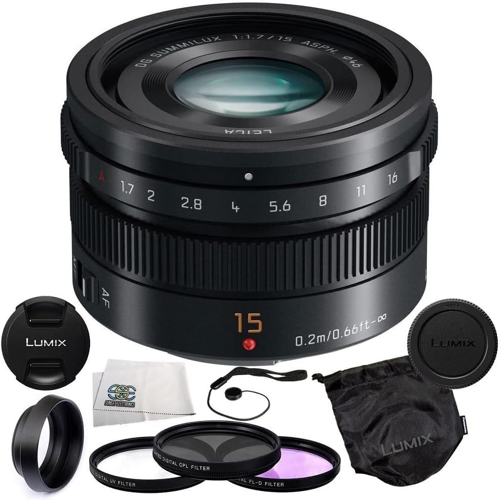 15mm f/1.7 Wide-Angle Camera Lens with Accessory Kit I94857