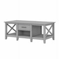 Modern Engineered Wood Coffee Table with Storage in Gray L465
