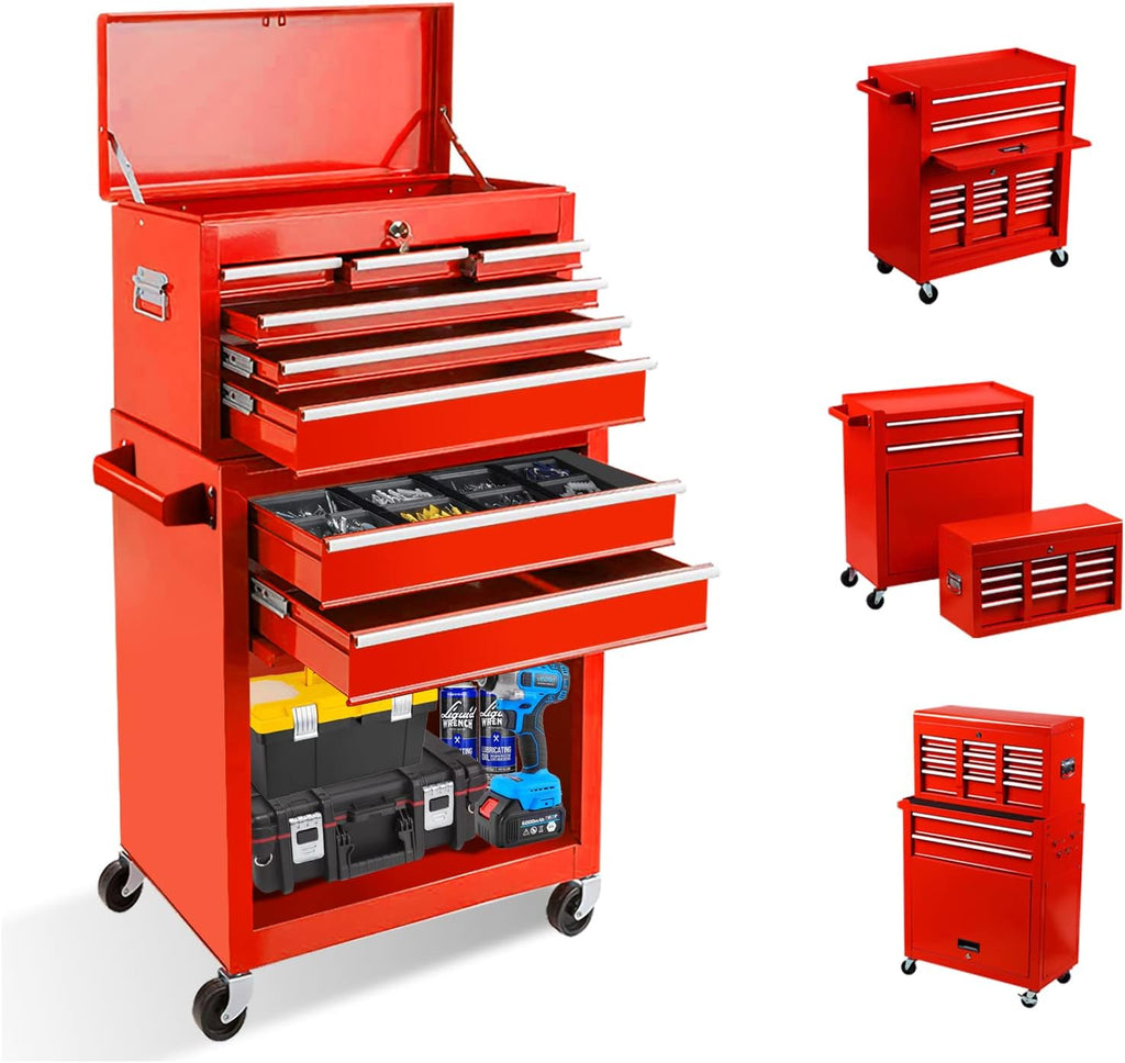 8 Drawer Rolling Tool Chest with Locks M7423