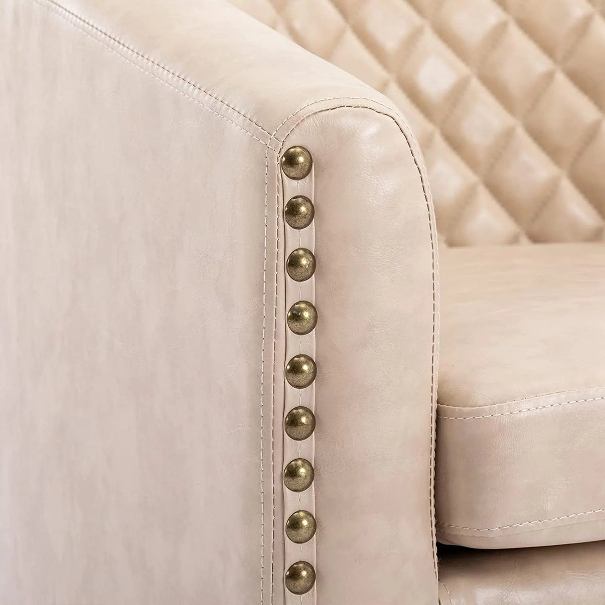 Leather Club Chair with Ottoman G968605