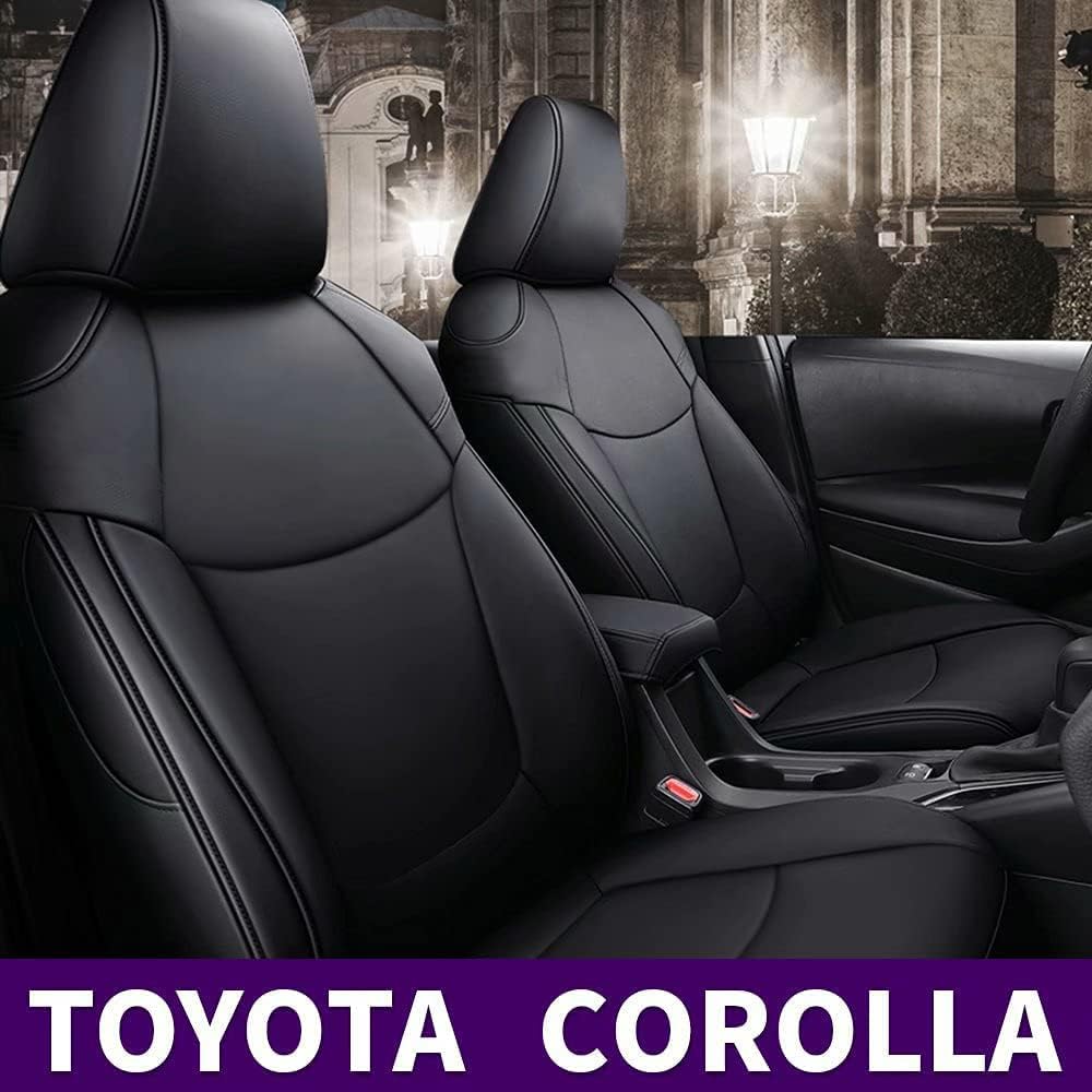 Faux Leather Full Set Car Seat Covers D658