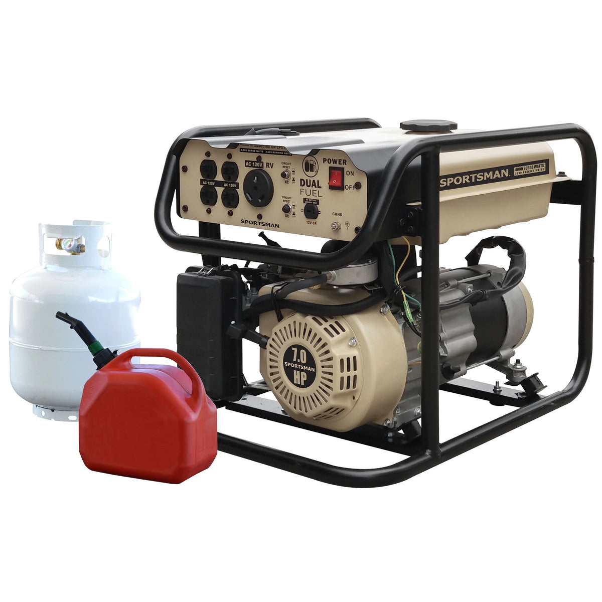 4000 Watt Dual Fuel Generator C989306