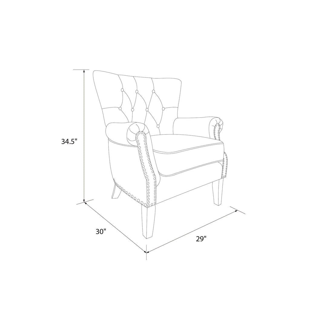 Beige Accent Chair V145041