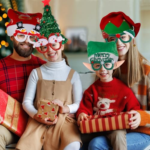 21 Pcs Christmas Photo Booth Props Kit S3812